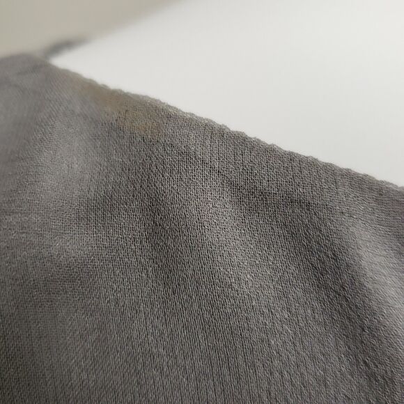 MORGANE LE FAY Gray 100% Silk Sleeveless Asymmetrical Top Blouse Vest Size XS - Picture 5 of 10